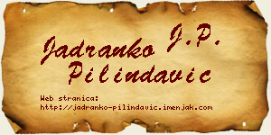 Jadranko Pilindavić vizit kartica